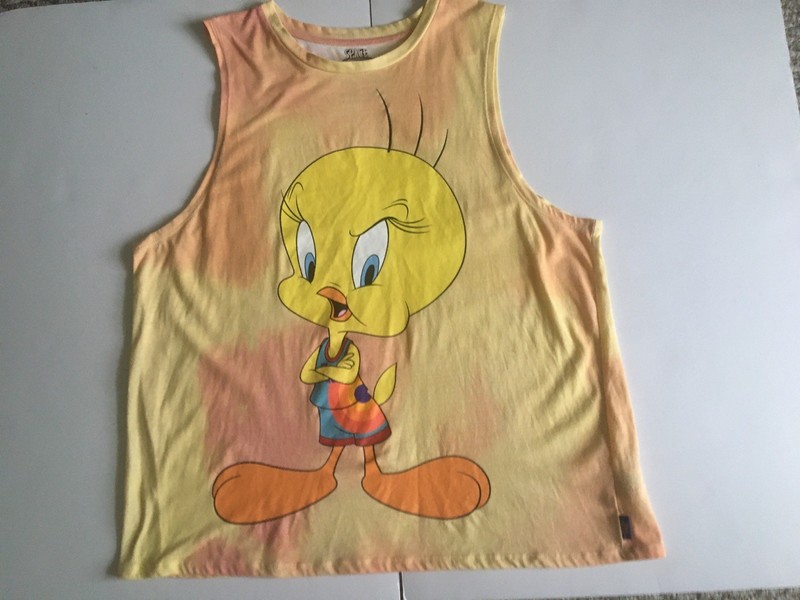 Tune Squad Space Jam Looney Tunes Tweety Bird Sleeveless Shirt XXL 19