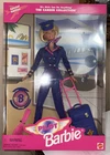 1997 Mattel Pilot Barbie W/ Luggage & Accessories Career Collection #18368 VTG