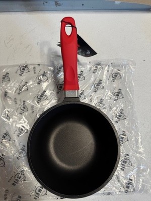 Olympia Love 6.2 Inch Nonstick Die Cast Aluminum Sauce Pan With Red Handle