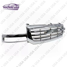 Compatible With 2003-2007 Gmc Sierra 1500 Grille All Chrome Front