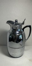 Cafetera jarra térmica cromada vintage Alfi retro mediados de siglo Alemania