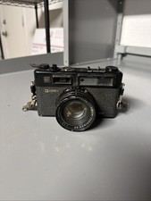 Yashica Electro 35 GSN 35mm Rangefinder Film Camera 45mm 1.7 - PARTS OR REPAIR 