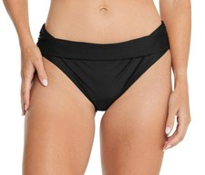 Prana Bikini Swim Bottoms Women  s size XL Black Marta UPF 50 
