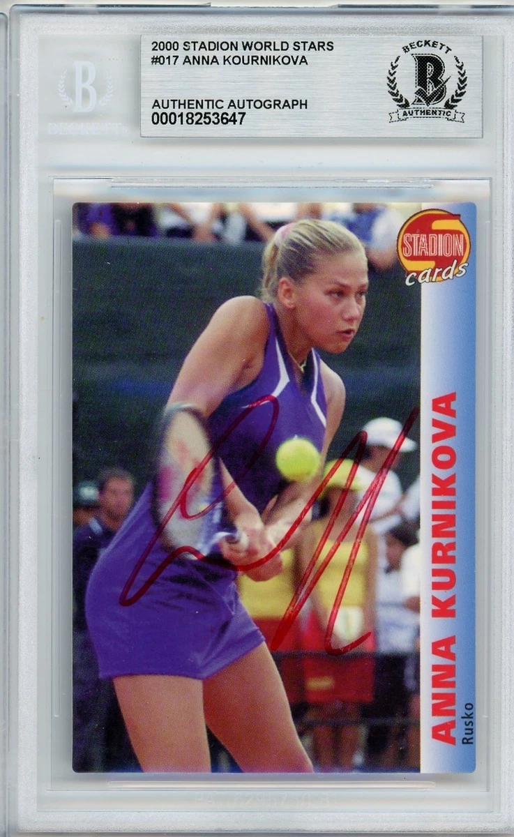 Anna Kournikova Autographed Trading Cards for sale | eBay