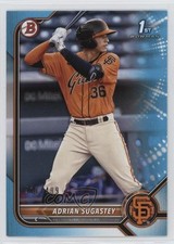 2022 Bowman Prospects Sky Blue Border 411/499 Adrian Sugastey #BP-19 nd3