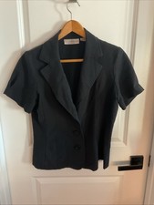 Sag Harbor Stretch - 3-Button Blazer Jacket - Black - Ladies Size 8