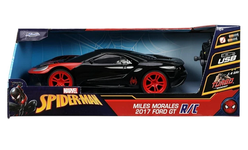 Controle remoto Marvel Spider-Man Miles Morales 2017 GT R/C 2.4GHz Turbo Boost - Imagem 3 de 4