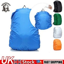 20L-80L Waterproof Backpack Cover Camping Hiking Outdoor Rucksack Rain Dust UK