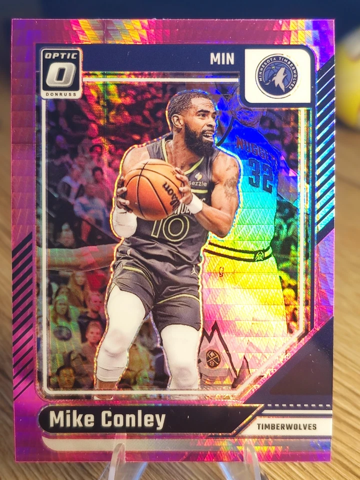 Donruss Optic Mike Conley Pink Holo Prizm Timberwolves MIN - Bild 1 von 1