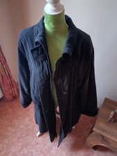 Damen Mantel Schwarz Gr. 44 Übergangsmantel Wintermantel leicht gefüttert