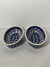 VTG Set 2  Boleslawice Polish Pottery Baker S...