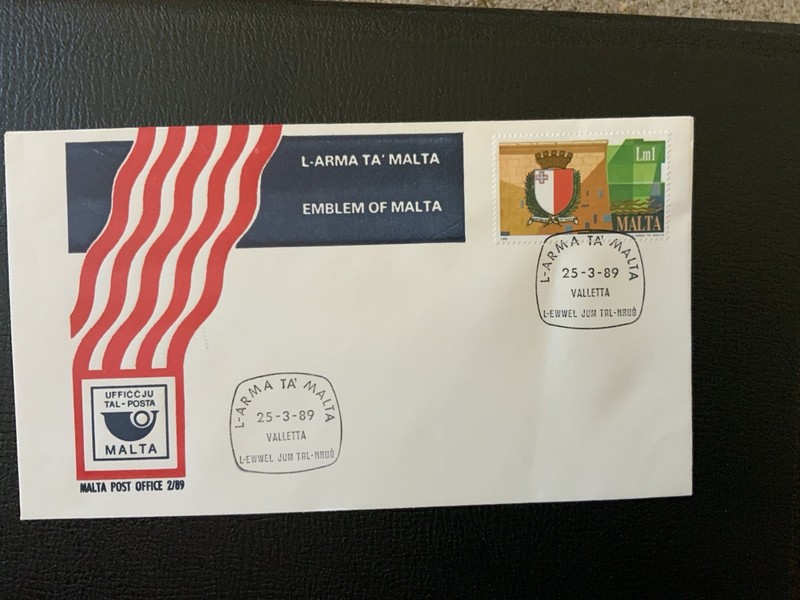 Malta 1989 #736 National Emblem - FDC
