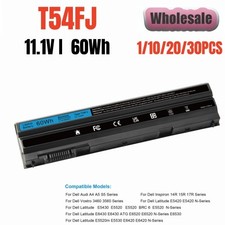 LOT 60Wh T54FJ Battery for Dell Latitude E6420 E6520 E5520 E5420 E6430 US