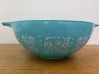 Vintage Pyrex #442 Amish Butterprint Turquoise Cinderella 1-1/2 Qt Mixing Bowl