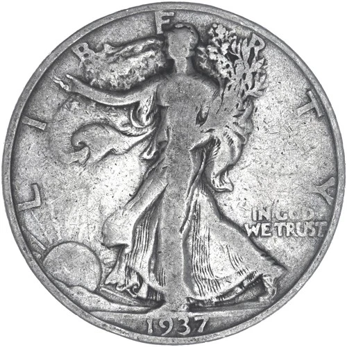 Photo of a 1937-S Walking Liberty Half Dollar from an eBay listing that sold on Jul 20, 2026