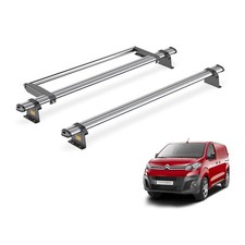 Citroen Dispatch Roof Rack for 2016+ XS Models 2x Bars & Roller Van Guard Trade