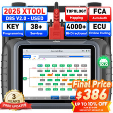 2025 XTOOL USED D8S V2.0 Car Full System Diag...