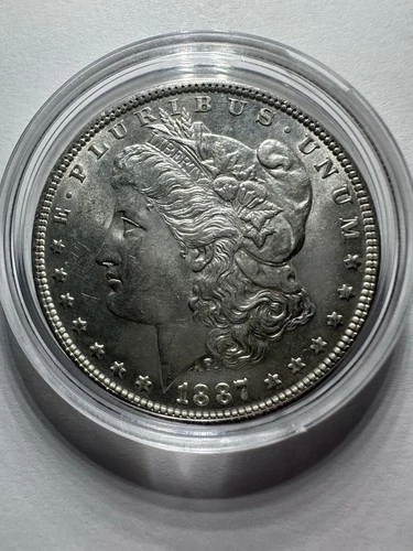 1887 Morgan Silver Dollar VERY SHINY Uncirculated MS++