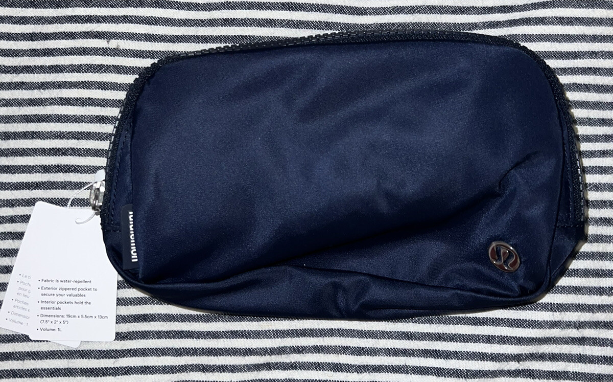 NWT Lululemon Navy Blue Everywhere Belt Bag Fanny Pack EBB | eBay
