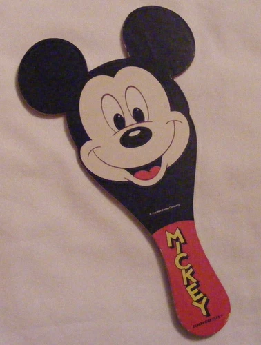 Disney Mickey Mouse Tootsie Toy Paddle Ball Paddle