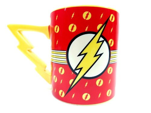 THE FLASH - DC Comics Lightning Bolt Logo Ceramic Coffee Mug - Large 20 Ounces - Picture 8 of 10