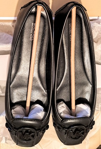 NEW Michael Kors Women's BLACK Fulton Moccasin BLACK 10M Black MK Logo New Boxiǰ - Picture 13 of 19