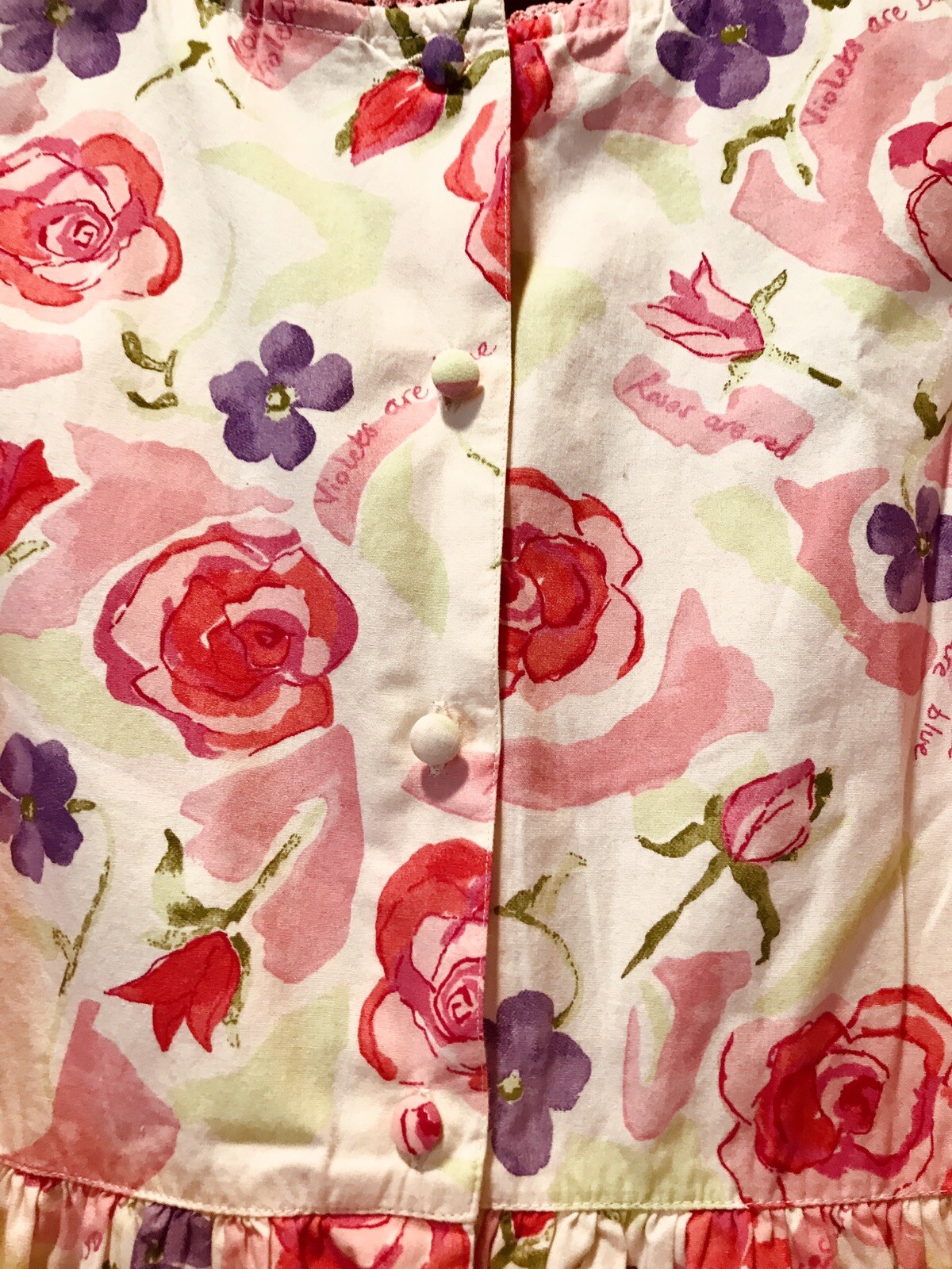 Copper Key Floral Long Sun Dress Bric Brac Size 14 Cotton Dillards