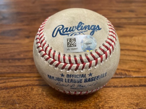 DBacks vs Giants Game Used Baseball 8/22/2020 Anderson to Eduardo Escobar Hit FO - Picture 3 of 6