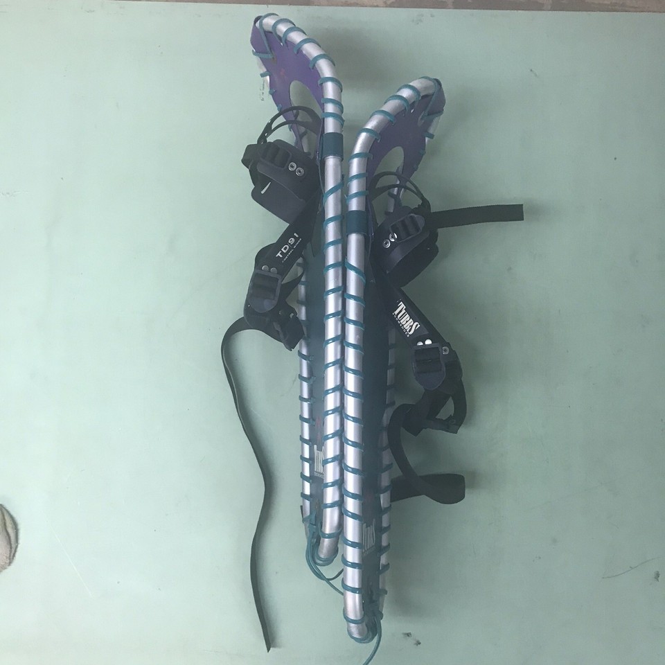 TUBBS TD91 CONTROL WINGS GREEN/PURPLE 8" x 25" SNOWSHOES (RATED UP TO