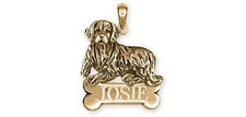 Golden Retriever Jewelry 14k Gold Handmade Golden Retriever Pendant  GRT1B-NPG