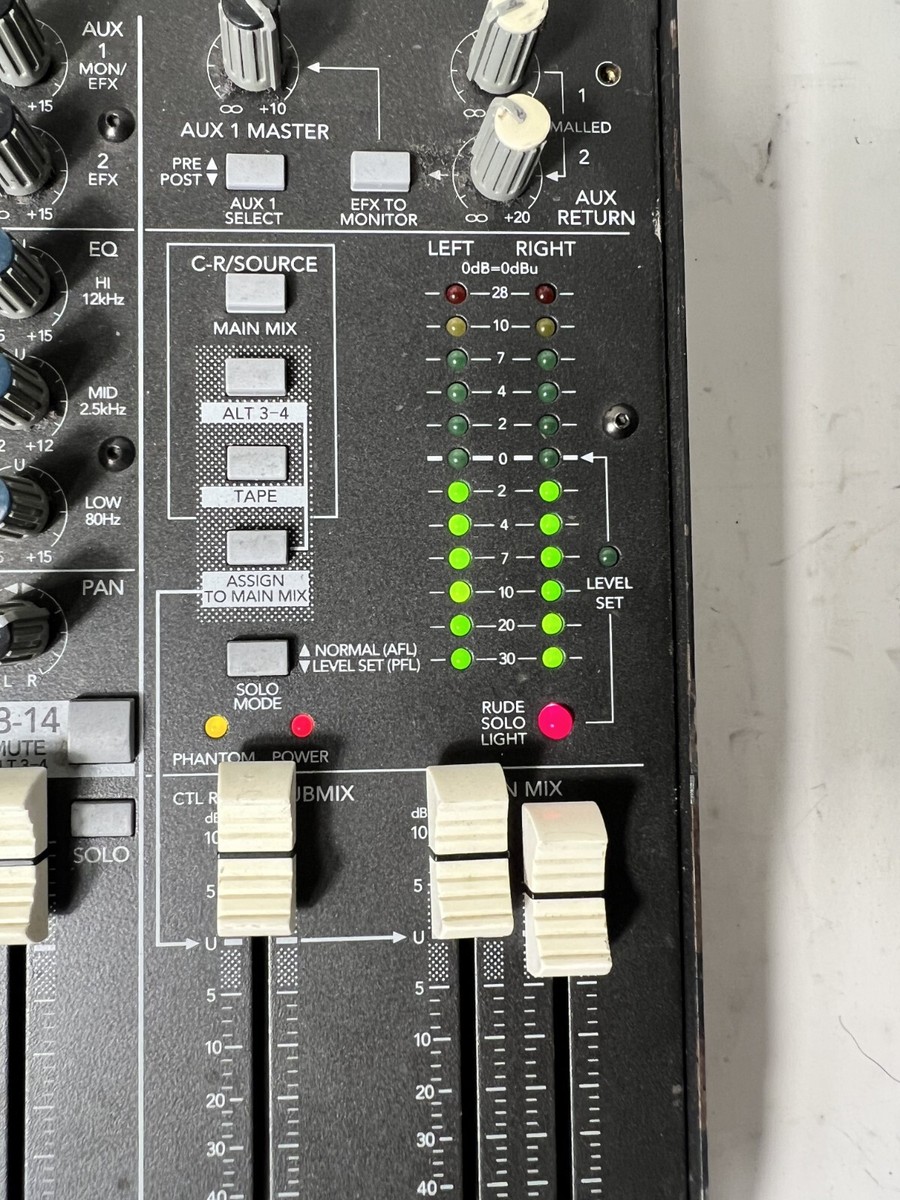 MACKIE 1402-VLZ PRO 12-channel Mic / Line Mixer (LP9022015) AS-IS