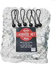 Trwała czarno-biała siatka lacrosse na bramki 6'X6' - odporna na warunki atmosferyczne i promieniowanie UV