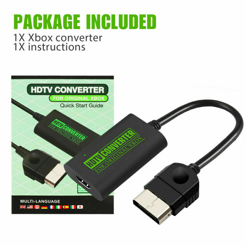 For Original XBOX Retro Video Game Console HDMI Cable Adapter Converter Connect