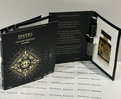 4x Initio Parfums Prives Oud For Greatness Eau de Parfum Spray 1.5 ml / 0.05oz