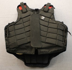 Horka Childs Black Horse Riding B-Safe Junior Body protector Sz L 12 Years Old