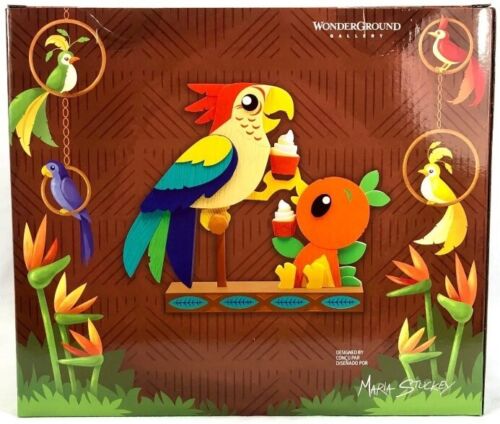 Figura vinile Disney Parks Little Ray of Tiki Sunshine Orange Bird Nuova con scatola - Foto 3 di 3