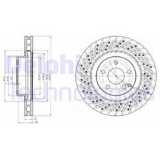 Disque de frein Mercedes CLASSE SL