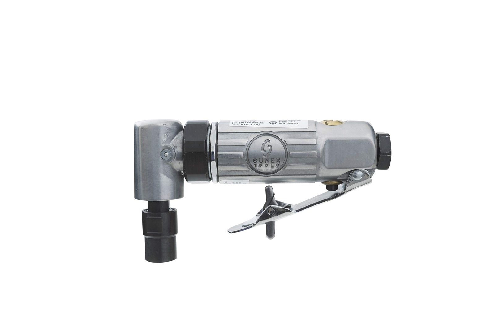 Sunex SX264 1/4-Inch Mini Right Angle Air Die Grinder Grey