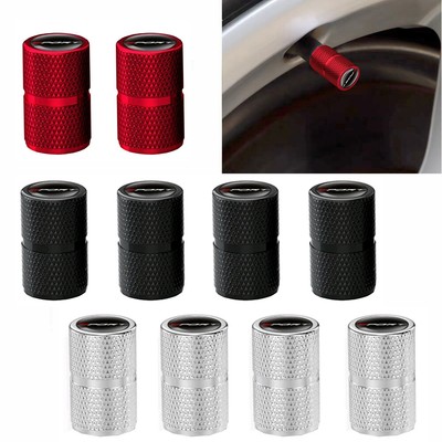 MegaCarSpares 4-Pack Aluminum Tire Valve Caps – Dustproof, Universal Fit, Made In USA