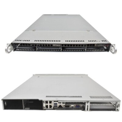 CSE-815 Rack Server |Supermicro X8DTU v2.1, 2 CPU XEON X5570 2,93ghz 16GB Ram