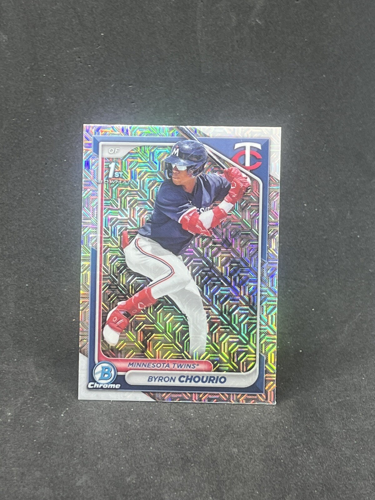 2024 Bowman Chrome Byron Chourio Mega Box Mojo Refractor 1st BCP-129 Twins