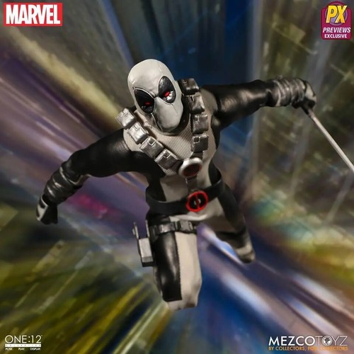 DEADPOOl (X-Force) PX Previews Exclusive - Mezco One:12 - GRAY VERSION - 第 4/24 張圖片