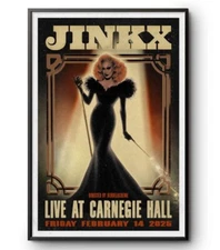 Poster Jinkx Monsoon in New York, NY on Feb 14, 2025 Poster, gift for fans