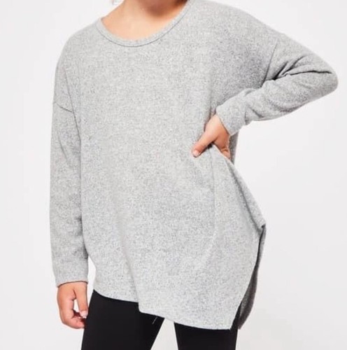 GTOG Brushed Sweater Asymmetrical Top, size S (fits like 10)
