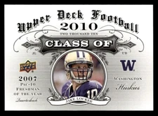 Jake Locker 2011 Upper Deck Class of 2010 Card #CO-18 Washington Huskies