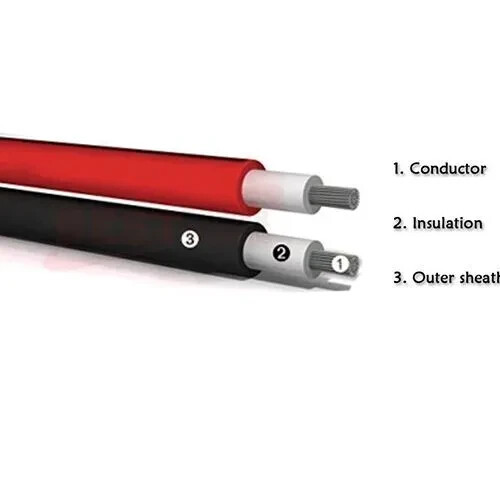 2x 25 metros tambor rojo y negro panel solar cable fotovoltaico 6 mm² 2 pares de conectores - Imagen 8 de 8