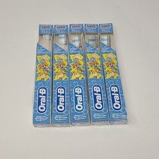 Oral-B Rugrats Soft 20 Straight Chuckie Tommy Angelica 1997 NOS Lot Of 5