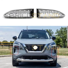 Front Headlight Cover Trim Exterior Accessories For Nissan Rogue 2021-2023