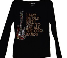 Got To See Cool Bands rhinestone shirt or tank XS S M L XL XXL 1X 2X 3X 4X 5X