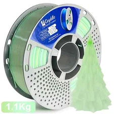 2025 New! Green+White PLA+3D Printer Filament 1.75mm 1.1kg 3D Printing Filament 